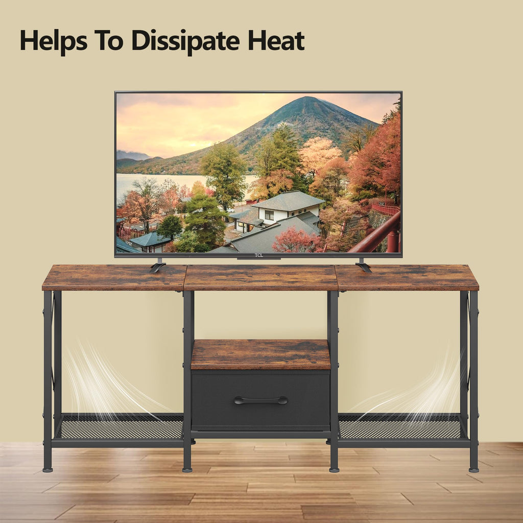Fabric Drawer TV Stand for 50 55 Inch TV X99909
