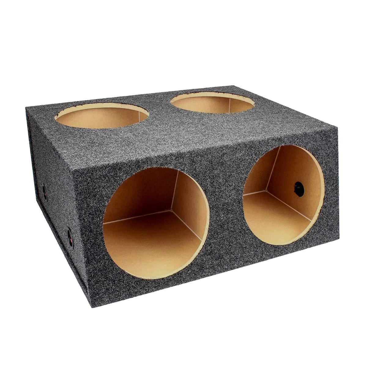 12 Inch 4 Hole Sealed Divided Speaker Box Subwoofer Enclosure C524023
