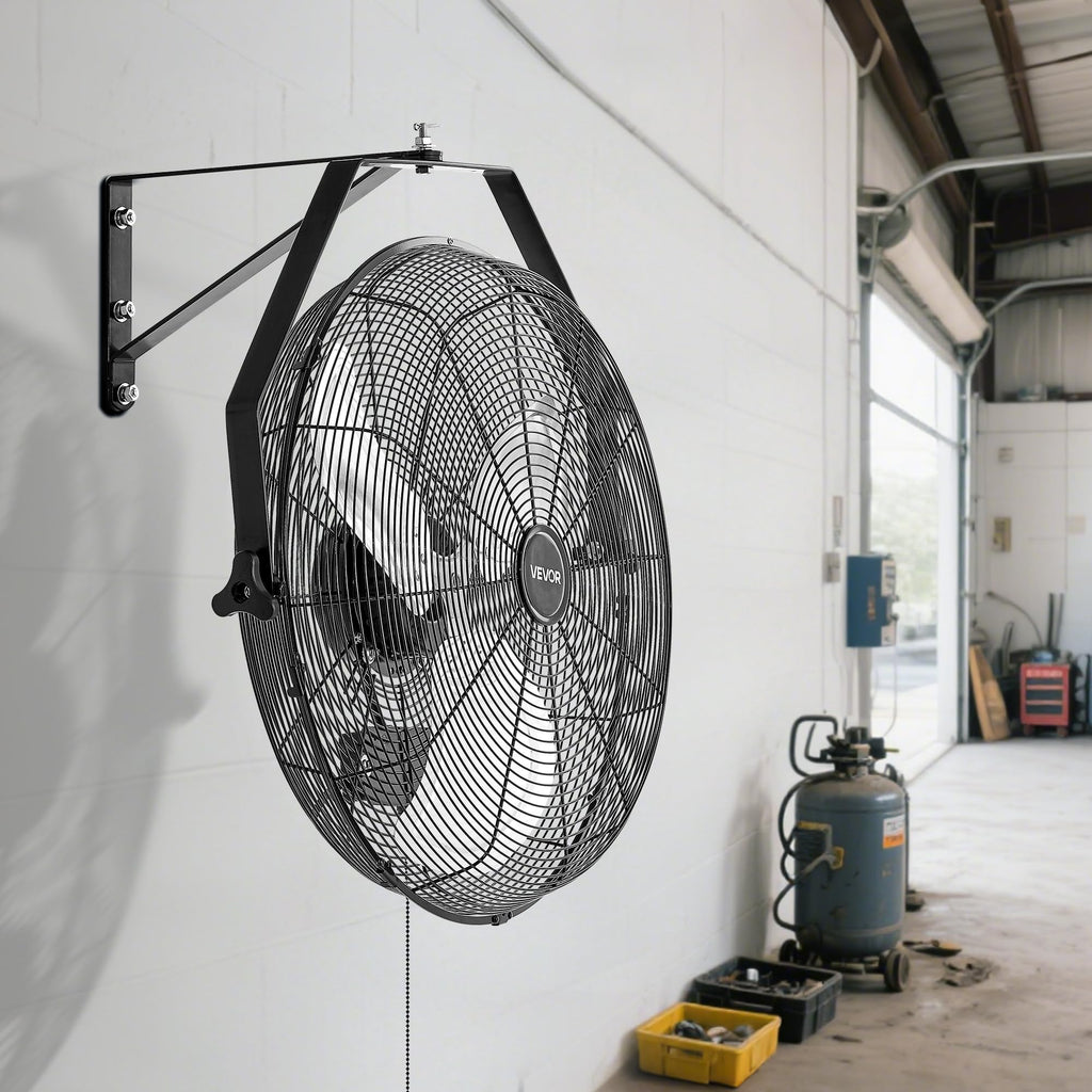 20 Inch Industrial Wall Mount Fan 3 Speeds X620393