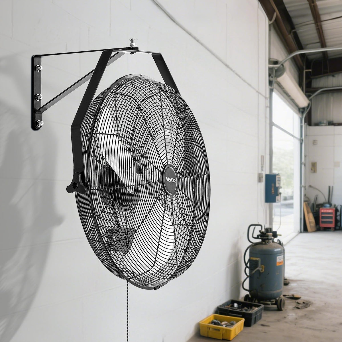 20 Inch Industrial Wall Mount Fan 3 Speeds X620393