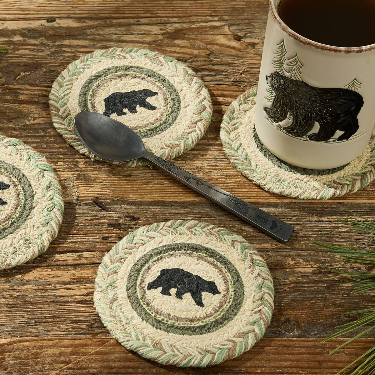 Black Bear Coaster Set C2875