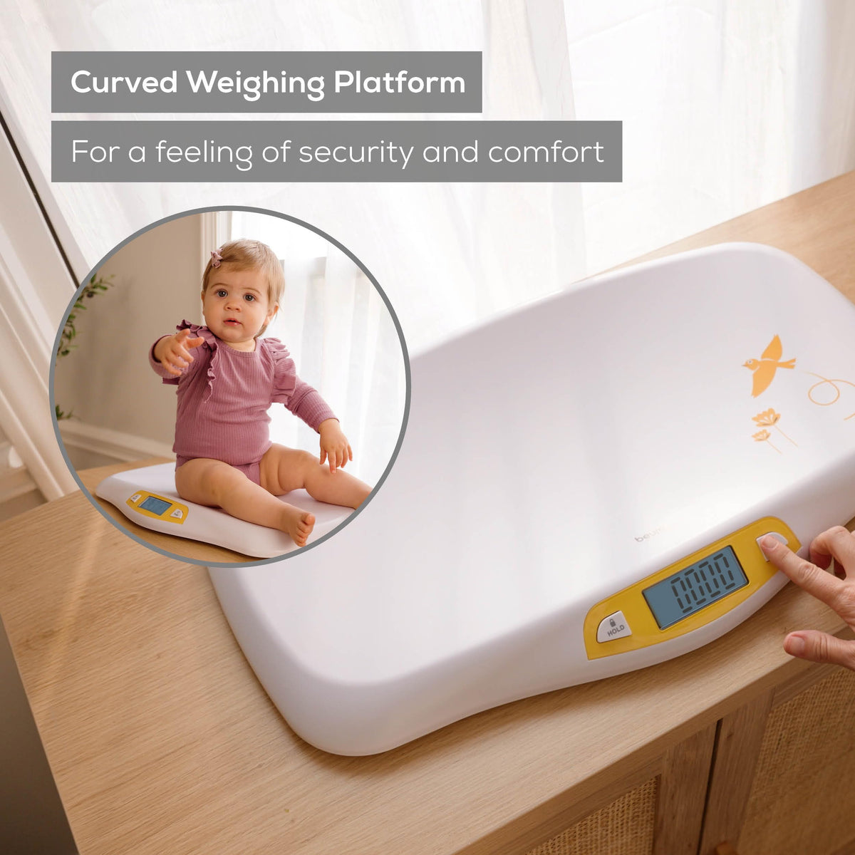 Digital Baby Scale up to 44 lbs with Hold Function P962486