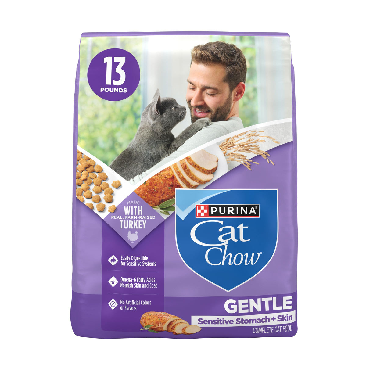 Sensitive Stomach & Skin Dry Cat Food 13 lb Bag Z586602