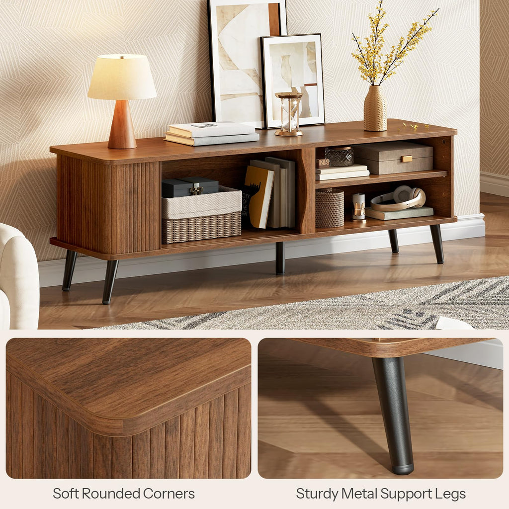 Mid Century Modern TV Stand with Storage B429089