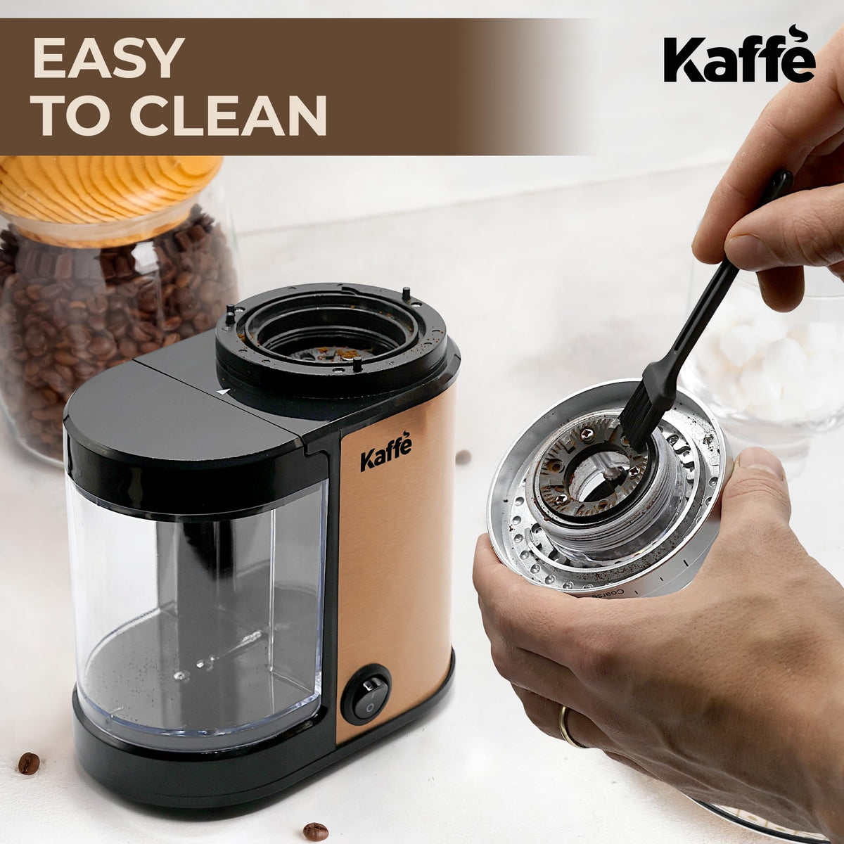Electric Burr Coffee Grinder 5.5oz Adjustable P49802