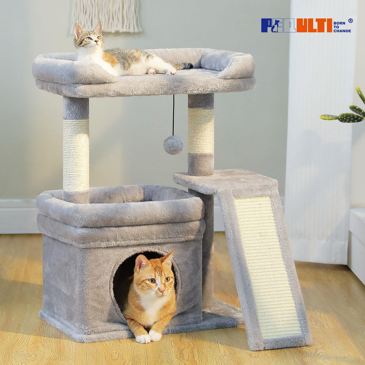 Gray Cat Tree B5243