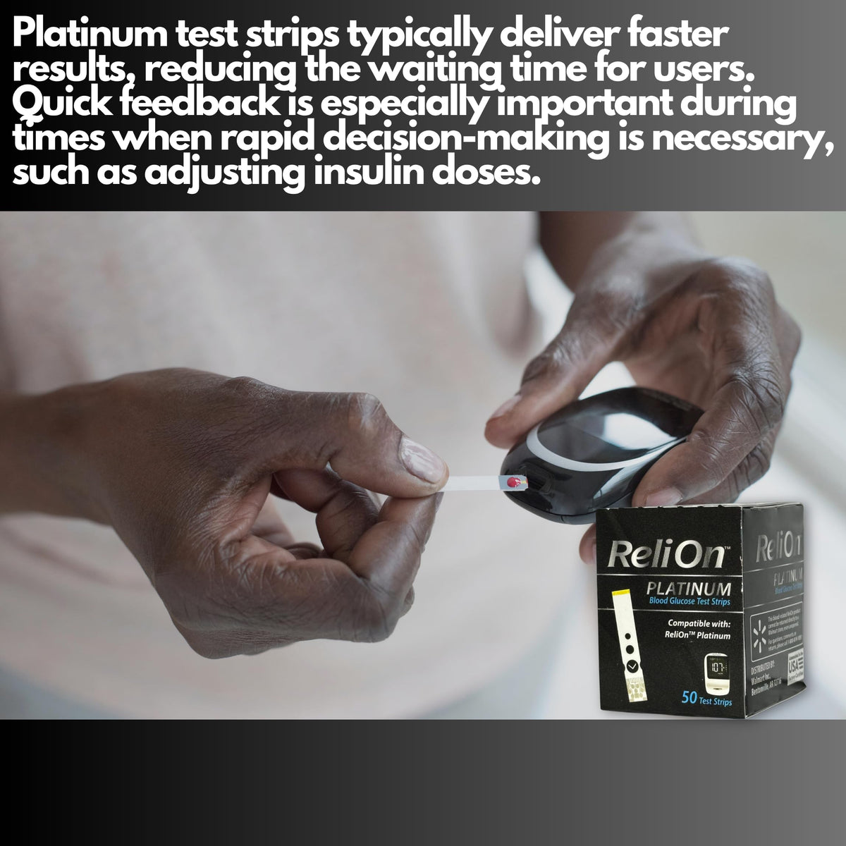 Blood Glucose Test Strips 50 Count U214876