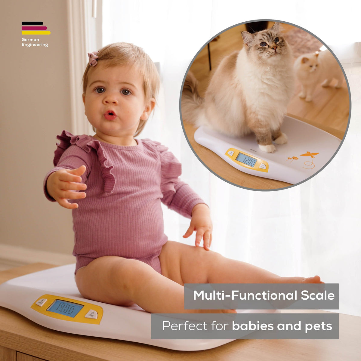 Digital Baby Scale up to 44 lbs with Hold Function P962486