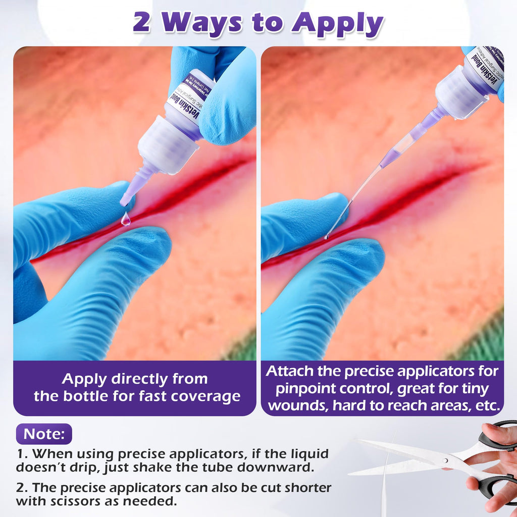 3ml Veterinary Surgical Skin Glue with 10 Applicators B685