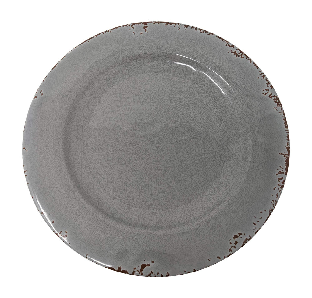 12 Piece Rustic Farmhouse Melamine Dinnerware Set Y820467