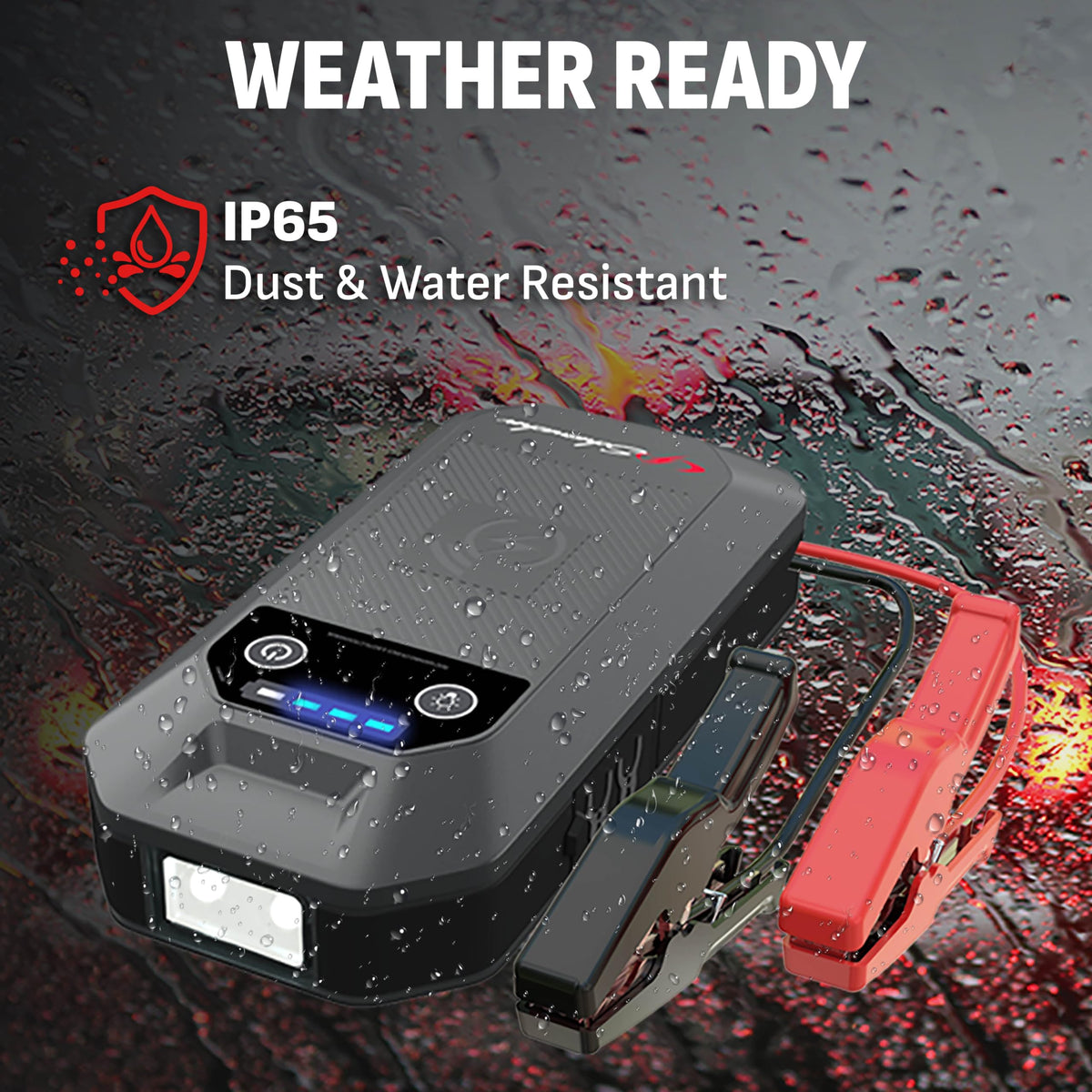 Portable Car Battery Jump Starter & Power Bank A50539