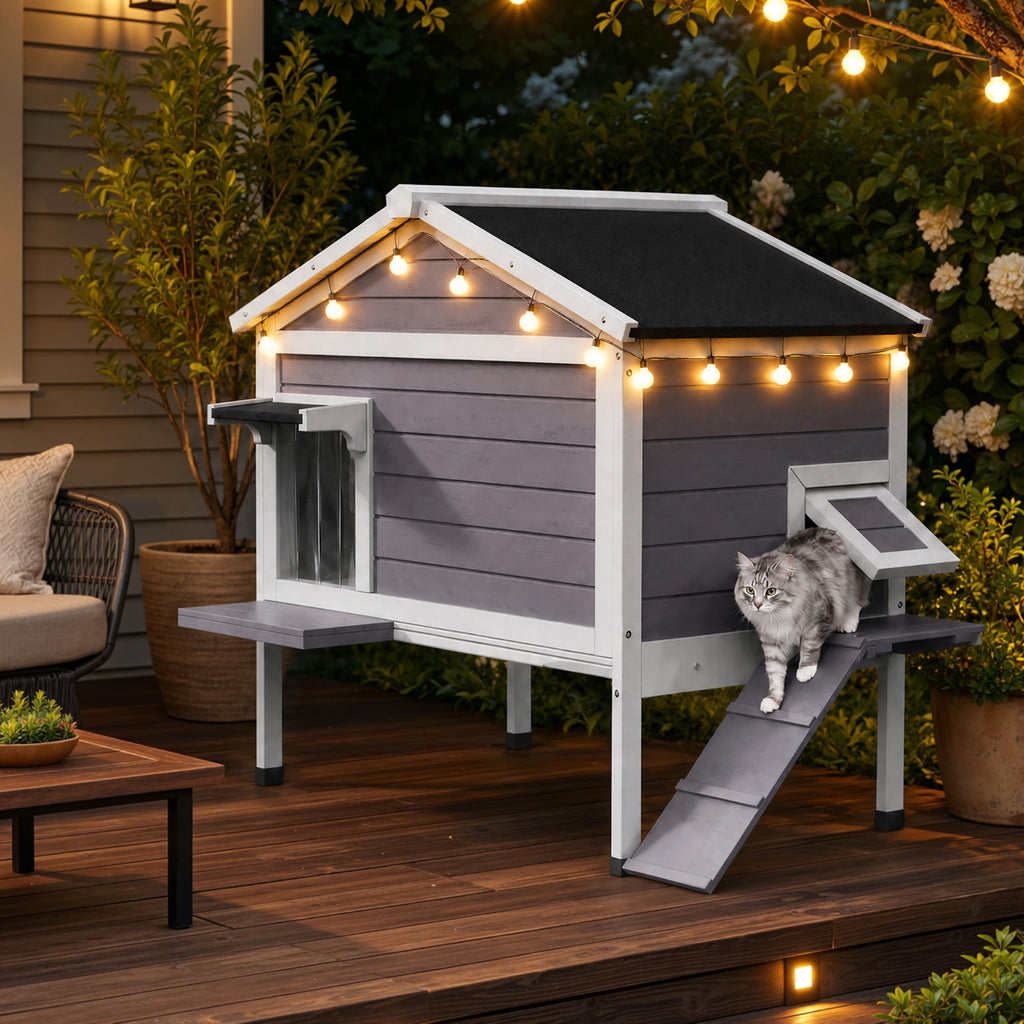 Insulated Outdoor Cat House Q631