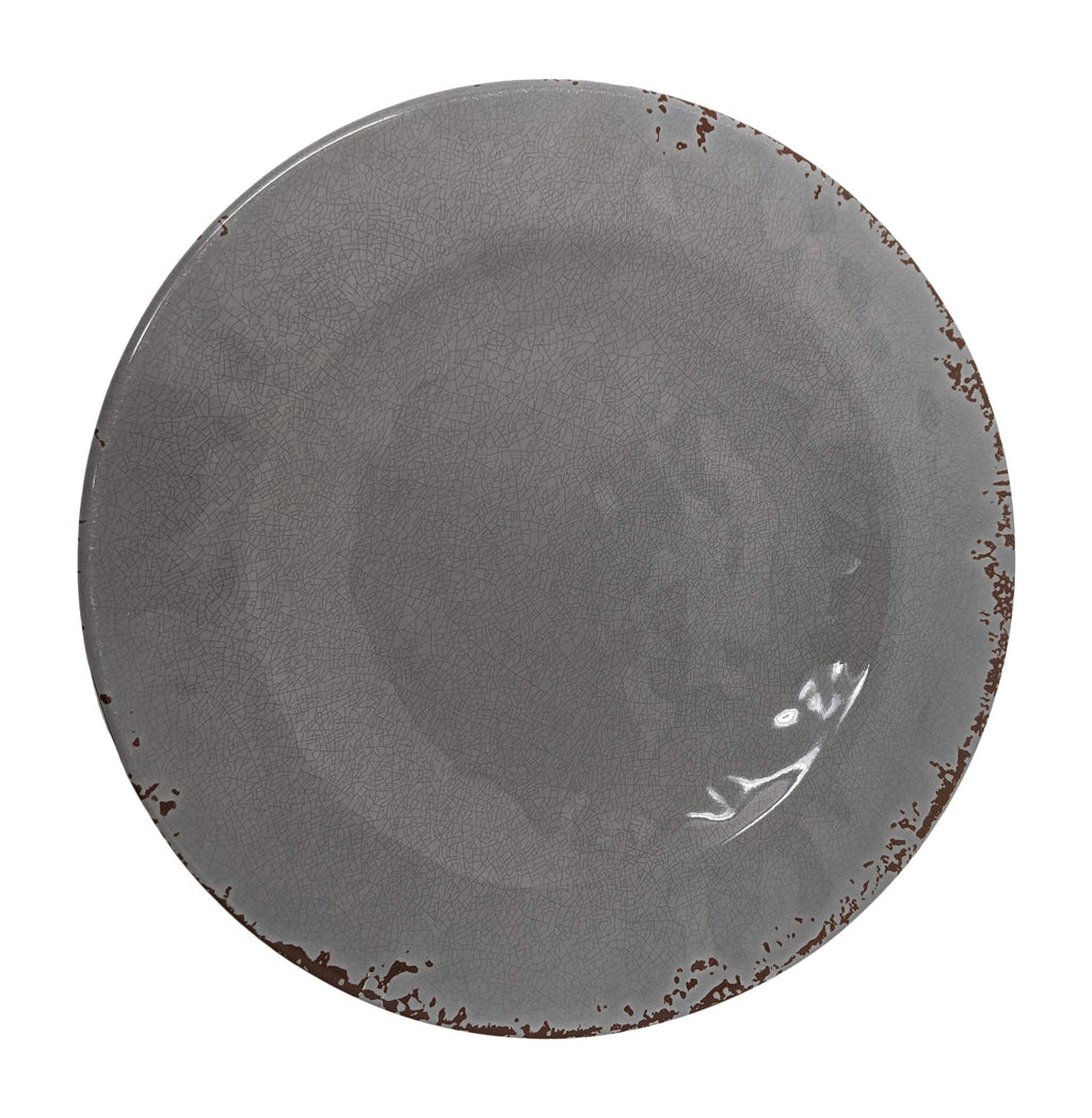 12 Piece Rustic Farmhouse Melamine Dinnerware Set Y820467