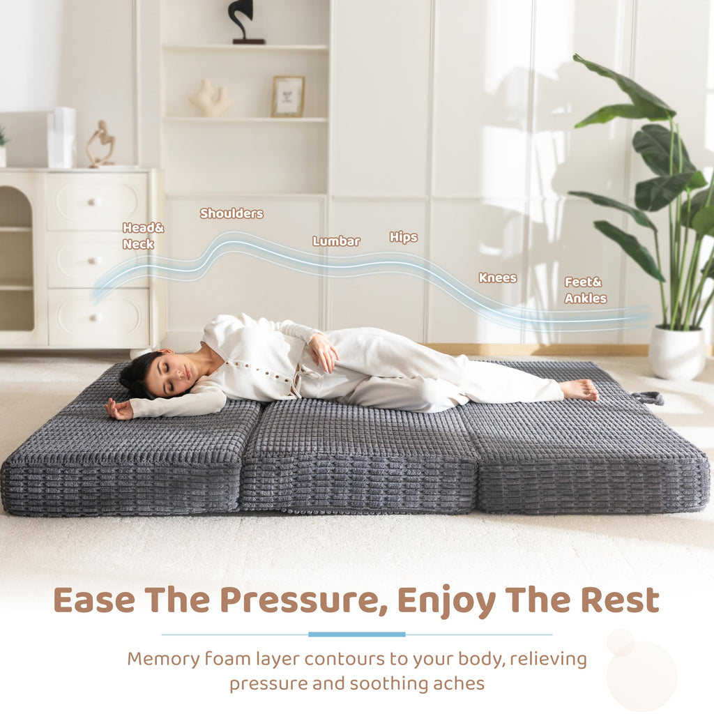 Memory Foam Tri-Folding Mattress N605