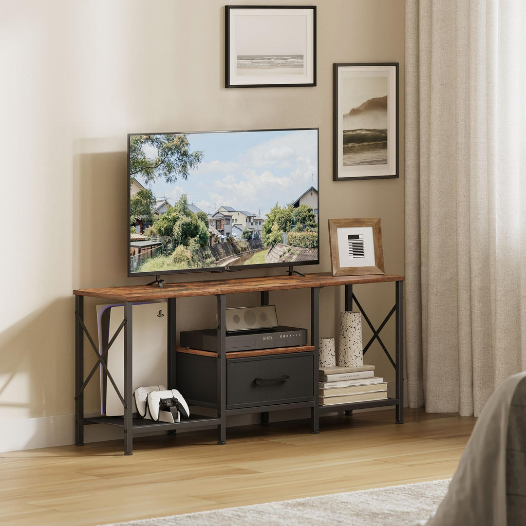 Fabric Drawer TV Stand for 50 55 Inch TV X99909