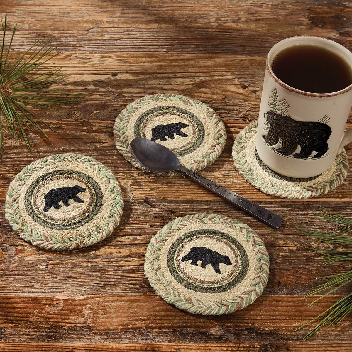 Black Bear Coaster Set C2875
