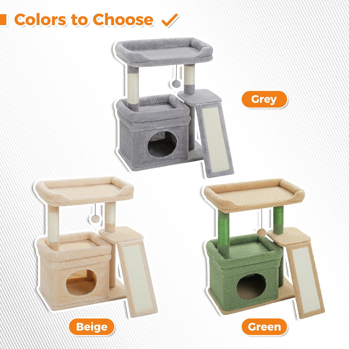 Gray Cat Tree B5243