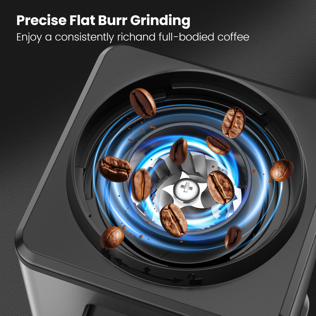 Conical Burr Stainless Steel Coffee Grinder D89684