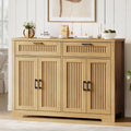 Fluted Buffet Sideboard Cabinet with Drawers U611