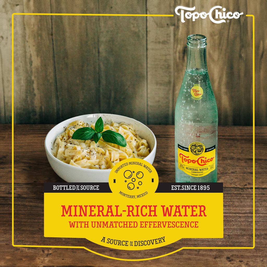 Sparkling Mineral Water 12 Fl Oz Pack of 4 Glass D707226